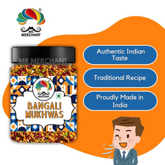 Mr. Merchant Bangali Mix Mouth Freshener 300gm, (Jar Pack)