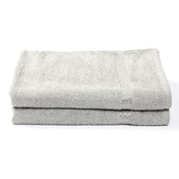 Akiko Home 100% Cotton Trident Series Bath Towels | Premium, Soft, Absorbent, Quick Dry & Durable, Large Size Towel For Men & Women 400 Gsm, Pack Of 2 (Grey)