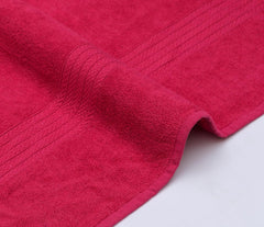 RD Trend 100% Cotton Bath Towels 500 Gsm | Soft & Absorbent Bath Towel For Men, Women Urban Comfort (Dark Pink)