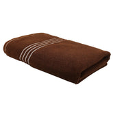 Khillayox Cotton Extra Large Size Bath Towel 450 Gsm | For Men & Women (Brown)