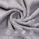 Akiko Home 100% Cotton Essential Series Bath Towel 400 Gsm | Soft, Absorbent, Quick Dry & Durable, Large Size Towel (Grey)