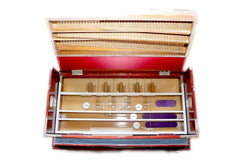Musical Instrument Harmonium - 9 Scale Changer, 37 Italian Keys, 3 Set Of Reeds (Male, Male & Female), 3 3/4 Octave, Seven Folded Below | Handmade Instrument