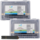 Herbals Regular Flavour Cigarette, Tobacco And Nicotine Free Herbal Smoke Sticks - 2 Packet 50 Sticks