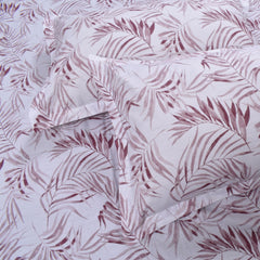 Bedsheets For King Size Bed Cotton With 2 Pillow Covers - 72 X 78 Inches, Maroon & White | All Around Elastic Fitted | Long Lasting & Soft To Touch
