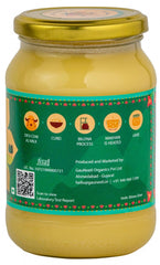 100% Natural Desi Cow Bilona Ghee By Gauneeti | Good Source Of Protein Fiber Healthy Desi Ghee For Moisturizing & Nourishing | (500ml) 16.9 Ounce | Jar Pack