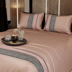 Super King Bedsheet With 2 Pillow Covers & Comforter - 108 X 108 Inches, Champagne | Hypoallergenic, Breathable, Gentle On Skin & Hair, Fade & Wrinkle Resistant, Wedding Gift For Couples