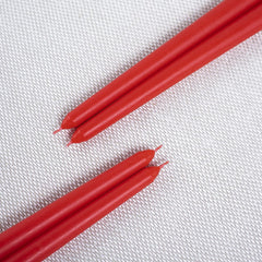 RED TAPER CANDLES PACK OF 4 | PERFECT FOR WEDDING ANNIVERSARY SPECIAL CANDLES