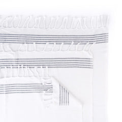 Haber Premium Light Weight 100% Cotton Bath Towel 750 Gsm | Unique Micro Waffle Texture For Active Feel, Quick Absorption & Faster Drying Towel (Pearl)- Pack Of 3