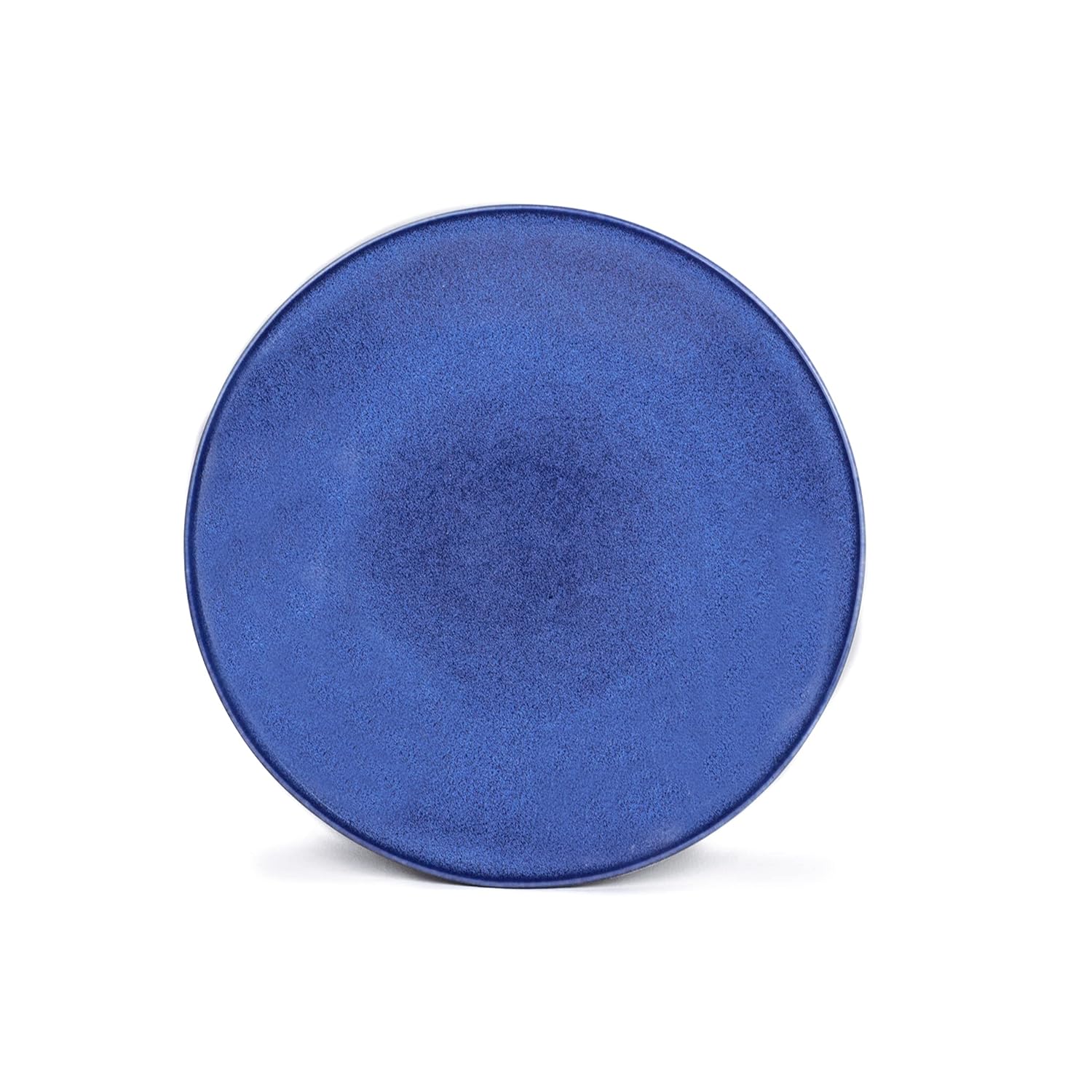Ceramic Dinner Plates Set Of 6 Pieces, Blue Reactive | Ceramic Plates Set - Glossy Finish Plate Set | Premium Stoneware | Ceramic Dinner Plates - Microwave Safe & Chip Resistant Ceramic Dinner Plates Set Of 6 Pieces, Blue Reactive | Ceramic Plates Set - Glossy Finish Plate Set | Premium Stoneware | Ceramic Dinner Plates - Microwave Safe & Chip Resistant