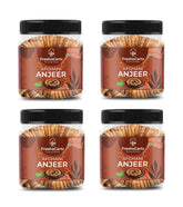 Premium Dried Anjeer Dry Fruits By FreshoCartz 1kg, (250gm*4) Each | Rich Source Of Fiber & Calcium | Afghanistan Dried Figs Jar Pack | 35.2 Ounce