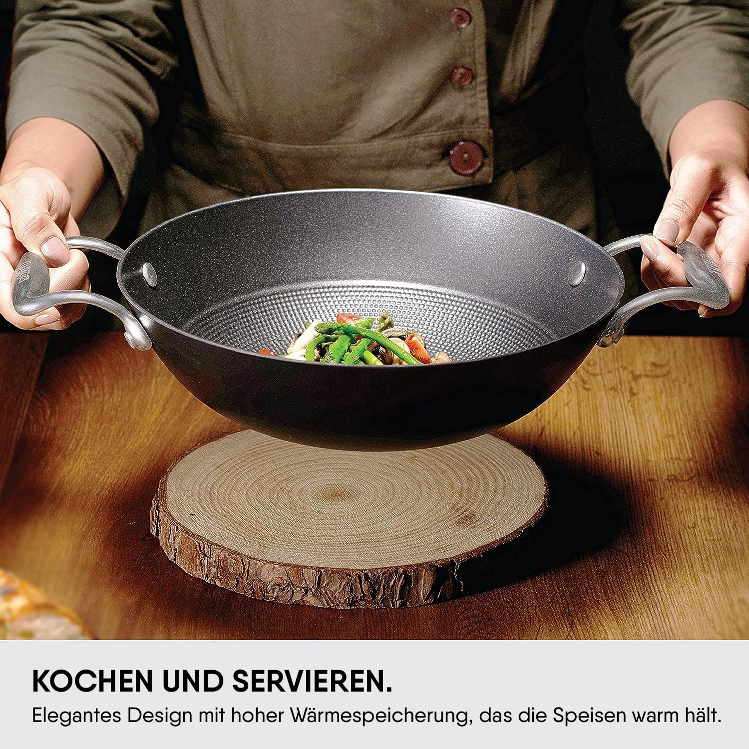 Blacksmith Hybrid Enamelled Cast Iron Kadhai - 2.2 Liters, 24 Cm | Rust Proof Kadai For Cooking - Light Weight Cast Iron - Induction & Gas Stove Compatible Blacksmith Hybrid Enamelled Cast Iron Kadhai - 2.2 Liters, 24 Cm | Rust Proof Kadai For Cooking - Light Weight Cast Iron - Induction & Gas Stove Compatible