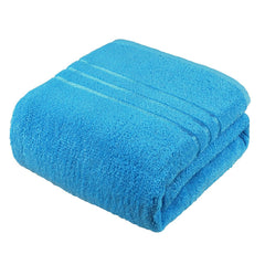 T Trendy Mart Bath Towel Large Size 450 Gsm | Quick Dry 100% Cotton Bath Towels For Men, Women & Kids (Blue)