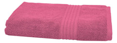 Ojalika Fashion Polycotton Large Size Bath Towel 450 Gsm | Quick Dry, Soft Absorbent Bath Towel (Pink)