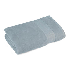 Himeya 100% Bamboo Cotton Bath Towels 500 Gsm | Bath Towel For Men/Women (3 Piece)- Steel Blue, Golden Beige & White