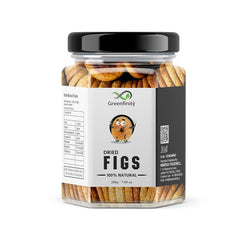 Premium Dried Figs Afghani Anjeer By GreenFinity 200gm, | Natural Sweet Flavor Anjeer Dry Fruits Anjeer Jar | 7.0 Ounce | Pack Of 1
