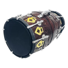 Hand Made Indian Sheesham Wood Dholak Drum With Bag - Black | Perfectly Symmetric Round Dholak - Dholak For Festival, Wedding, Satsang | Very Easy To Tune