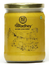 Organic A2 Bilona Gir Cow Ghee By Shreeradhey | Good Source Of Protein Fiber Healthy Desi Ghee Perfect For Laddus | (500ml) 16.9 Ounce | Jar Pack