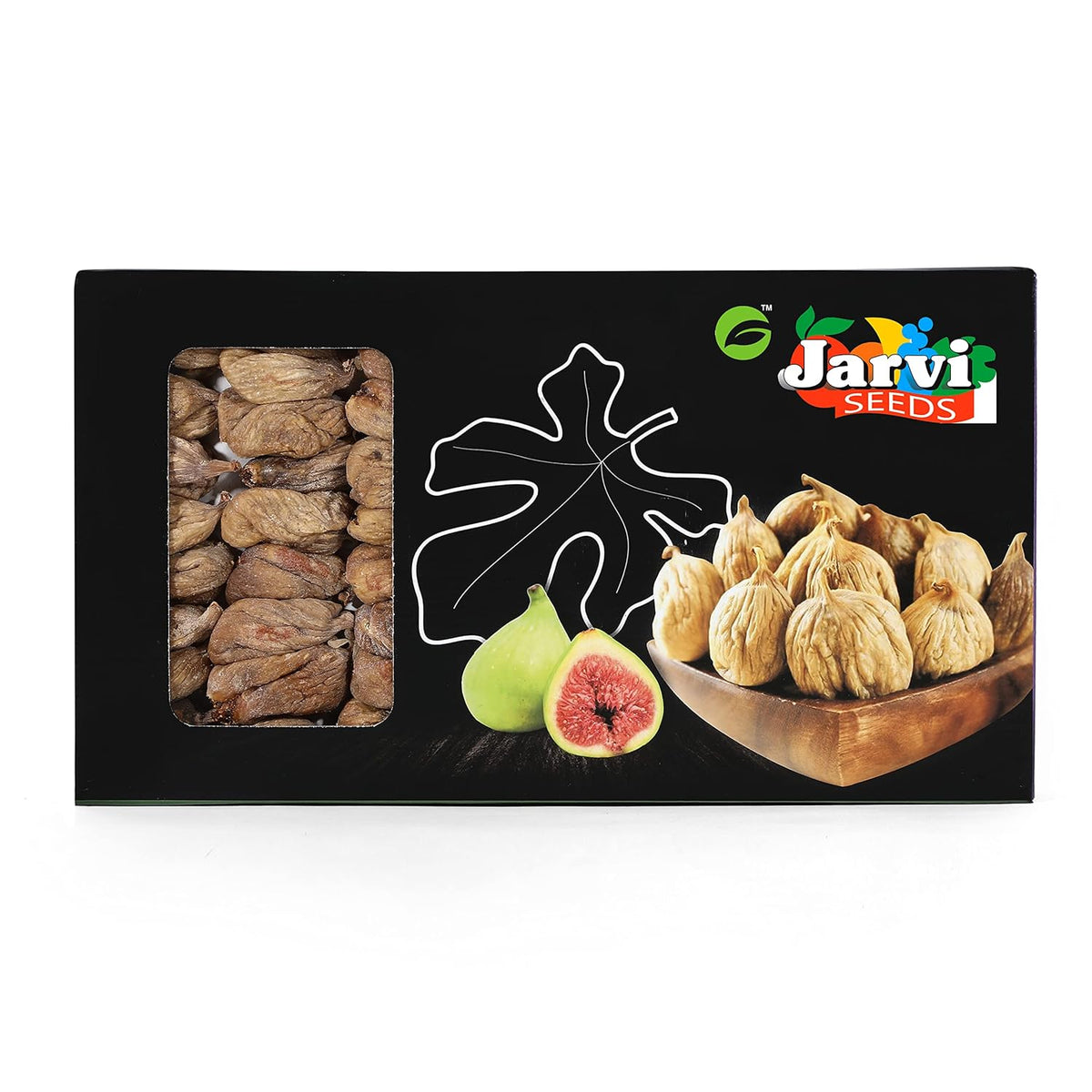 Natural Jumbo Turkish Figs By Jarvi Seeds 3kg, | Exotic Dry Fruit For Great Health & Taste With Vitamins And Minerals | 105.8 Ounce