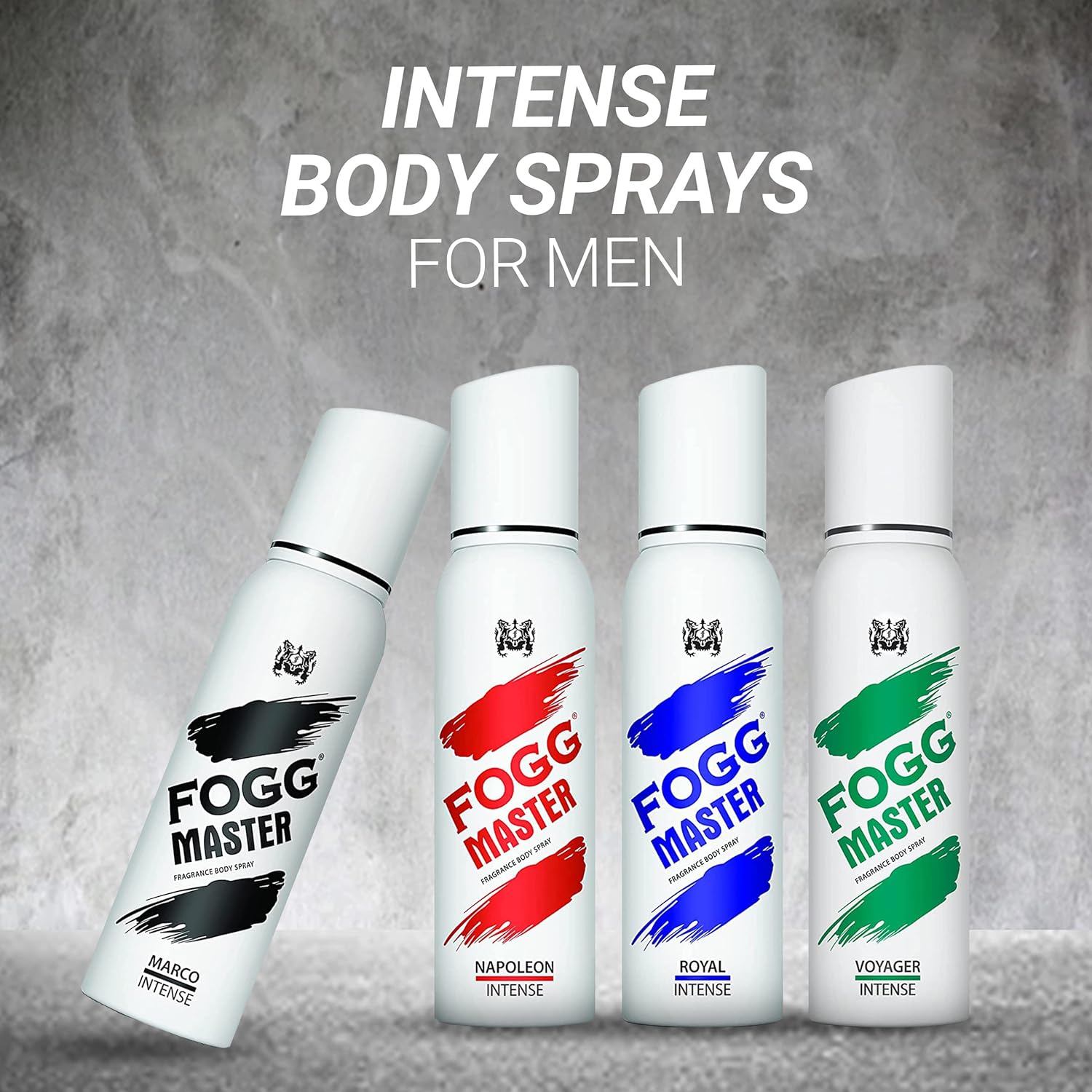 Fogg Master Napoleon & Voyager Intense No Gas Deodorant For Men | Long-lasting Perfume Body Spray 120ml Each 4 Fl.oz. Fogg Master Napoleon & Voyager Intense No Gas Deodorant For Men | Long-lasting Perfume Body Spray 120ml Each 4 Fl.oz.