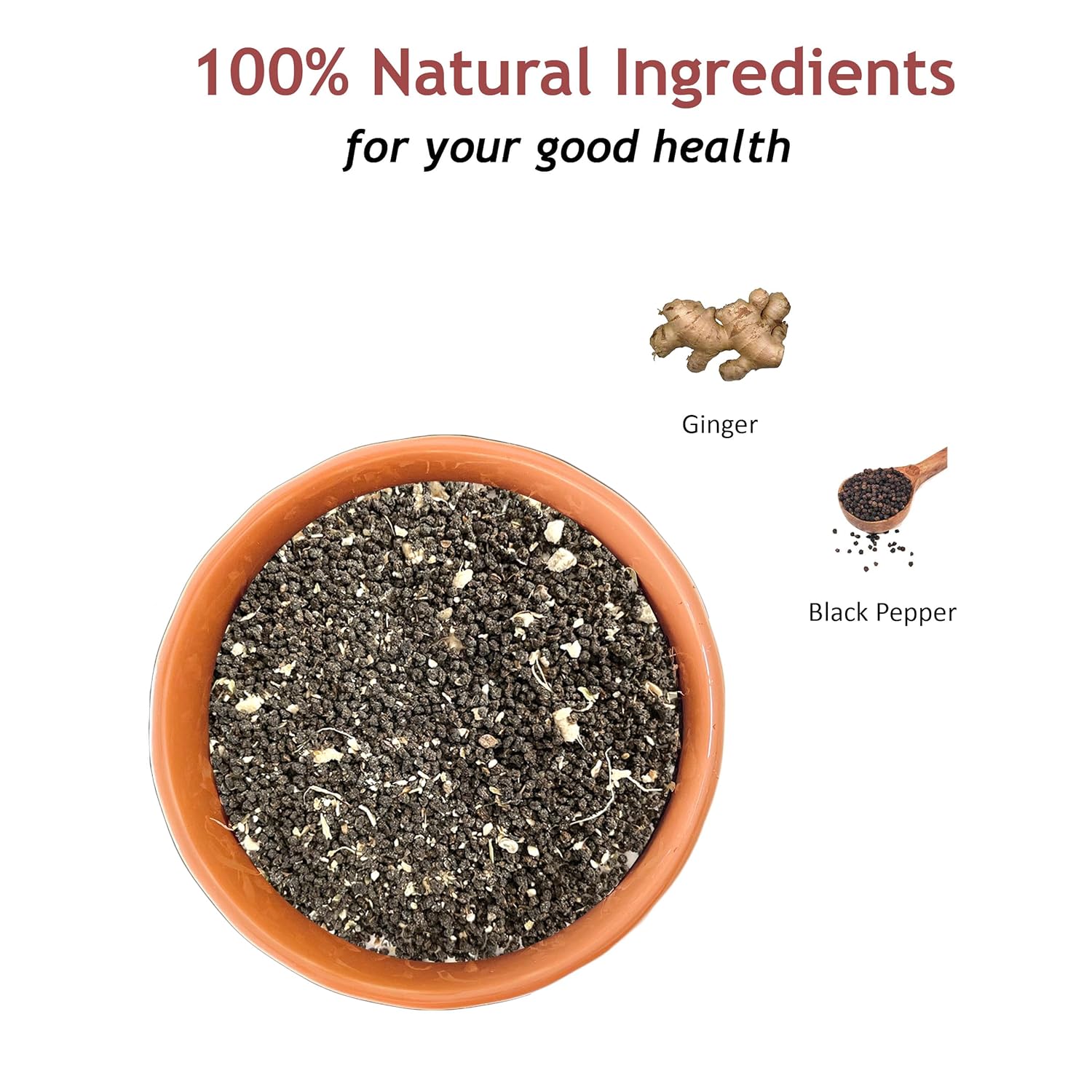 Bluebud Masala Adrak Chai Patti 200gm, 7.05 Ounce - 100 Cups | Premium Assam CTC Tea With 100% Natural Ingredients - Spicy Ginger Tea Leaf Bluebud Masala Adrak Chai Patti 200gm, 7.05 Ounce - 100 Cups | Premium Assam CTC Tea With 100% Natural Ingredients - Spicy Ginger Tea Leaf