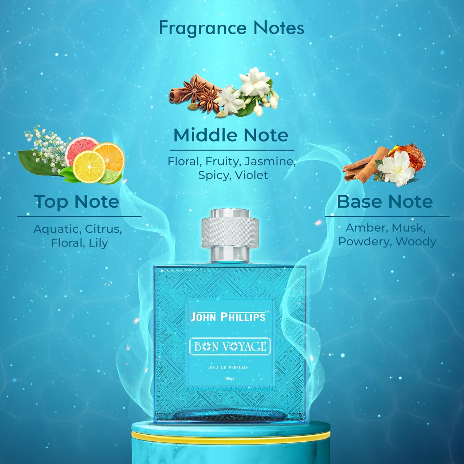 John Phillips Luxury Passport & Bon Voyage Eau De Perfume 100ml 3.4 Fl.oz. Each Pack Of 2 For Men John Phillips Luxury Passport & Bon Voyage Eau De Perfume 100ml 3.4 Fl.oz. Each Pack Of 2 For Men
