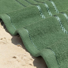 100% Cotton Bath Towel 450 Gsm | Large Size Soft & Absorbent Sport & Beach Bath Towel (Bottle Green)