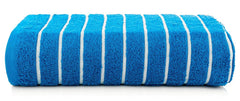 Casa Copenhagen Egyptian Cotton Waffle Large Size Bath Towel 500 Gsm (Electric Blue)