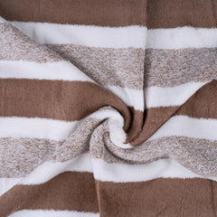 Black Gold The Finer Touch Microfiber Hand Towel 1000 Gsm | Soft & Quick Dry, Super Absorbent, Lightweight Towel (Brown & White) - Pack 0f 4