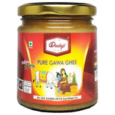 Organic Pure Gawa Ghee By Dadaji | High In Vitamins A, D & Healthy Desi Cow Ghee Perfect For Sweets | (200ml) 6.7 Ounce | Jar Pack