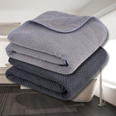 Fezora Microfiber Contler Bath Towels 700 Gsm | Large Size Bath Towel Soft & Absorbent Bath Towel For Men & Women (Grey & Dark Grey)- Pack Of 2
