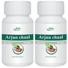 Jain Arjun Ki Chaal Power Arjuna Powder, Supports Heart Health, Natural & Preservatives Free | 100gm 0.2lbs Each Pack Of 2