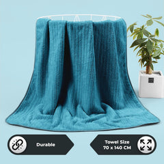 Story@Home Bath Towels 400 Gsm Large Size | Pink & Blue | Bath Towels For Men, Women & Kids | Perfect For Gym Towel (Set Of 2)