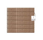 Ksc Shop Premium Luxury Cotton Face Towel 900 Gsm | Ultra Soft Highly Absorbent Face Towel (Cafe Brown) - Pack Of 6