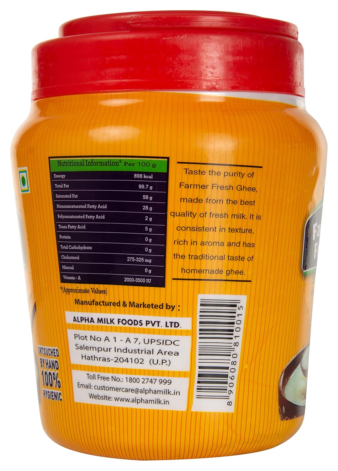 Pure Agmark Cow Ghee By Farmer Fresh | Highly Nutritious & Healthy Cow Desi Ghee Good For Cooking | (2 Litr) 67.6 Ounce | Jar Pack Pure Agmark Cow Ghee By Farmer Fresh | Highly Nutritious & Healthy Cow Desi Ghee Good For Cooking | (2 Litr) 67.6 Ounce | Jar Pack