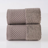 Spread Spain Hand Towels 500 Gsm | Micro Modal Large Size Highly Absorbent Soft Quick Dry Hand Towel (Brown) - 2 Pcs