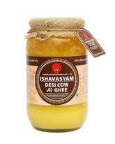 Natural A2 Gir Desi Cow'S Ghee By Isha Vasyam | Rich In Vitamin A & Healthy Nutrients Desi Ghee Perfect For Baby Body Massage | (1 Litre) 33.8 Ounce | Jar Pack
