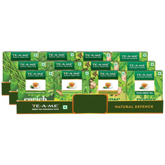 TE-A-ME Green Tea Suraksha Pack - 3 Boxes X 40 Tea Bags | Moringa+ Ashwagandha+ Kadha+ Tulsi Green Tea - Detox Green Tea & Slimming