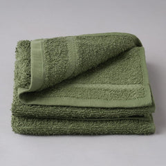 Welspun 100% Cotton Easy Care Hand Towel 400 Gsm | Quick Dry Ultra Soft Hand Towel For Men & Women (Green) - Ste Of 2