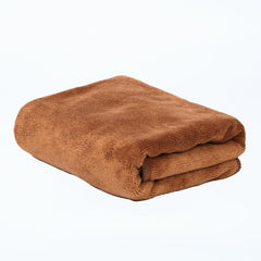 Housse Premium Microfiber Bath Towel 550 Gsm | Extra Large Quick Dry Towels Super Soft Plush | Ultra Absorbent For Home, Swimming, Sports, Travel (Caramel Cafe)