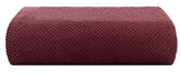 Casa Copenhagen Egyptian Cotton Waffle Large Size Bath Towel 500 Gsm (Burgundy)