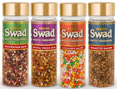 Panjon Swad Navratan Mix Mukhwas, Coloured Saunf, Royal Fresh, Roasted Saunf Pachak Candy Mouth Freshener 500gm, (125gm *4 Bottle)