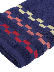Bianca Super Soft Turkish Terry Towel 600 Gsm | 100% Mercerised Cotton Large Bath Towel Super Absorbent | Anti Bacterial, Quick Dry Technology - Navy