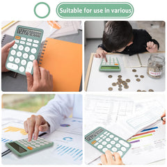 Vewingl Standard Calculator 12 Digit, Desktop Large Display And Buttons, Calculator With Large LCD Display For Office, School, Home & Business Use, Automatic Sleep, With Battery