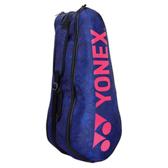 Yonex Badminton Club Racquet Bag 22426T BT6-SR, Colour - Navy Pink, Anti Theft Zipper Locking System