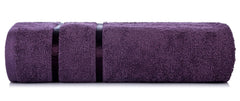 Casa Copenhagen Egyptian Cotton Eternal 1 Pcs Large Bath Towel 500 Gsm (Dark Purple)