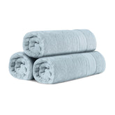 Himeya 100% Bamboo Cotton Bath Towels 500 Gsm | Bath Towel For Men/Women (3 Piece)- Steel Blue