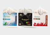 Aarogyam Herbals Tobacco & Nicotine Free Flavor Cigarette For Relieve Stress And Mood Enhance Of Smokers - Mint Double Apple Gulkand Flavour - Pack Of 3 30 Sticks
