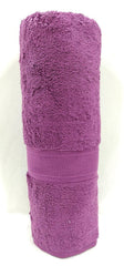 Bombay Dyeing Santino Premium Cotton Large Bath Towel 500 Gsm (Purple)