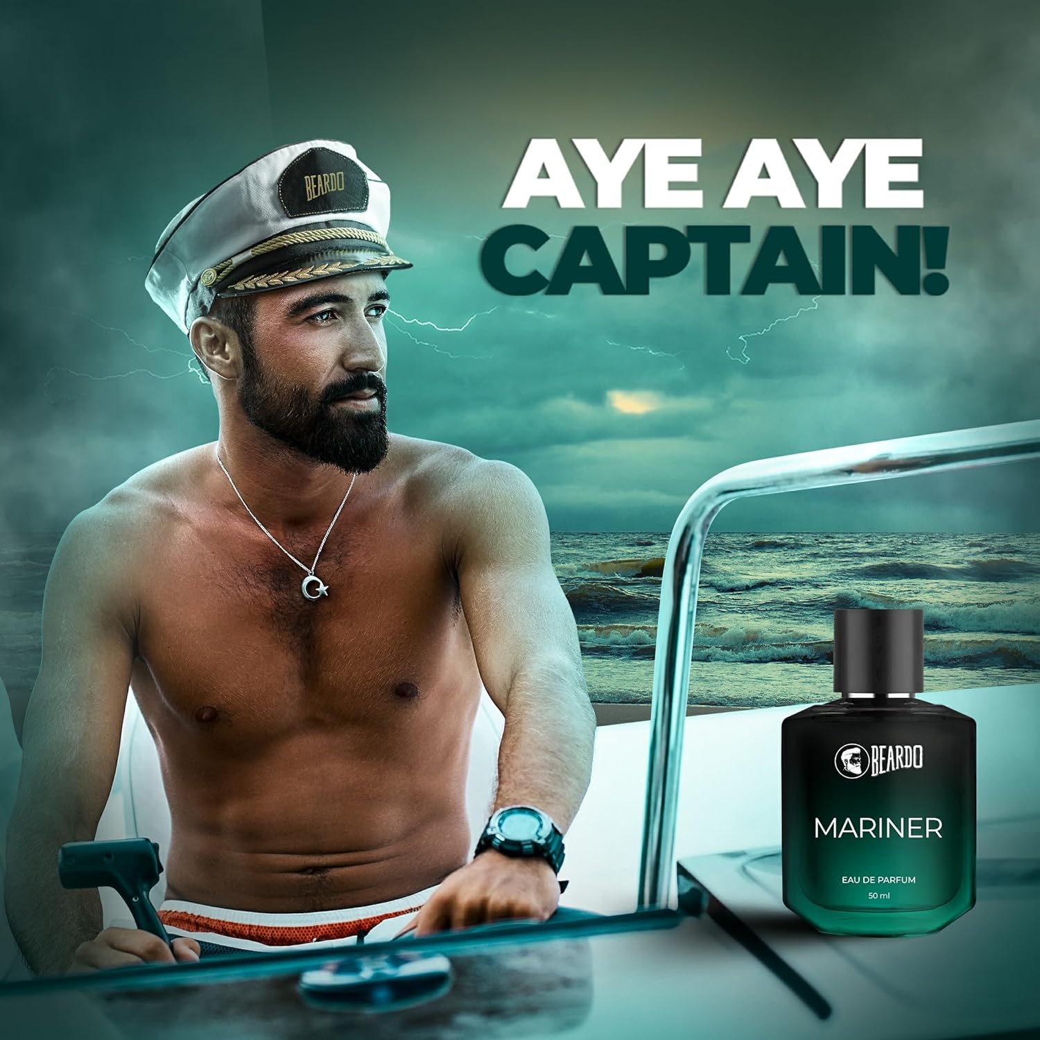 Beardo Whisky Smoke Bourbon & Mariner Eau De Parfums 100ml 3.4 Fl.oz. Pack Of 2 | Perfect Gift Set For Men Beardo Whisky Smoke Bourbon & Mariner Eau De Parfums 100ml 3.4 Fl.oz. Pack Of 2 | Perfect Gift Set For Men