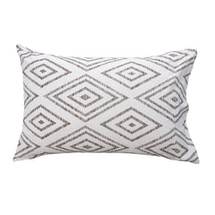 144 TC Bedsheet For Single Bed Cotton With Pillow Cover - 55 X 88 Inches, Taupe & White | Soft & Breathable Premium Printed Design Bedsheet